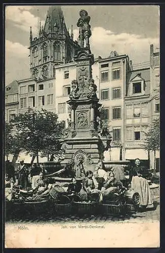 AK Köln, Joh. von Werth-Denkmal