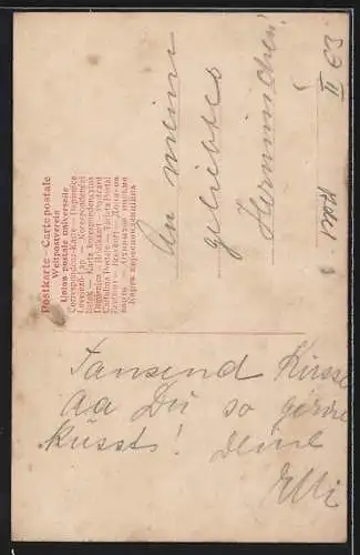 AK Kronprinz Wilhelm von Preussen mit Kronprinzessin Cecilie und Söhnchen Prinz Wilhelm