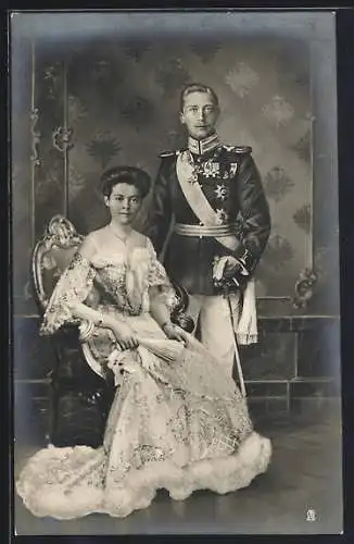 AK Kronprinz Wilhelm und Kronprinzessin Cecilie von Preussen