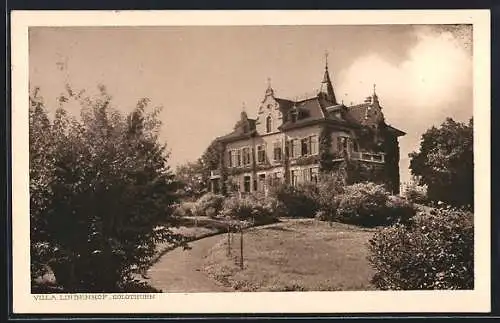 AK Solothurn, Villa Lindenhof und Garten