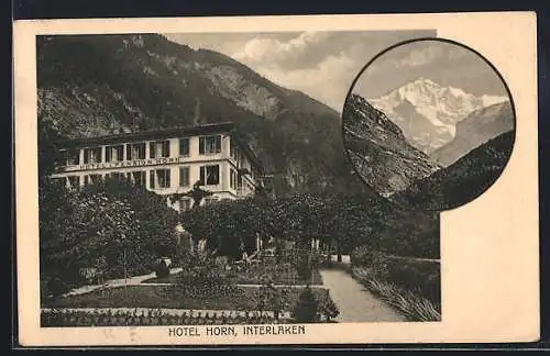 AK Interlaken, Hotel Horn und Berge