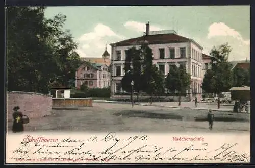 AK Schaffhausen, Blick auf die Mädchenschule