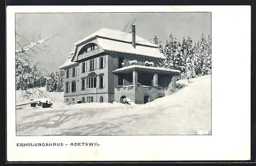 AK Adetswil, Erholungshaus im Winter