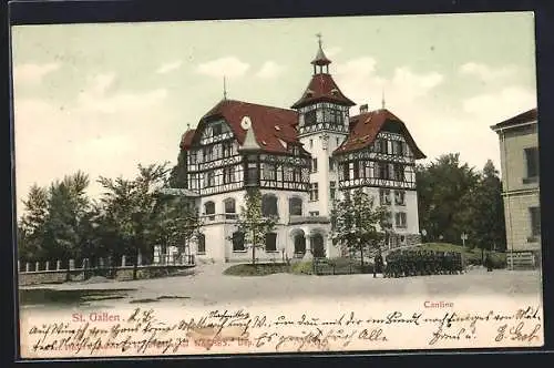 AK St. Gallen, Ansicht der Cantine