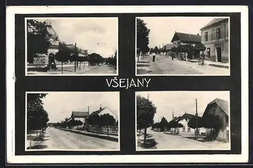 AK Vsejany, Ortsansichten, Hostinec