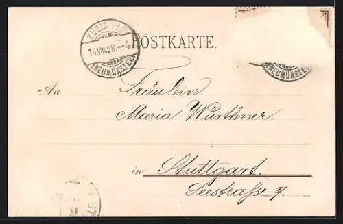 Lithographie Weinfelden, 100 jährige Feier der Berfreiung des Kantons Thurgau, Helvetia