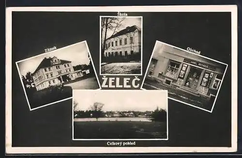 AK Zelec, Zamek, Skola, Obchod