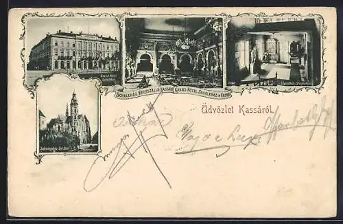 AK Kassa, Grand Hotel Schalkház, Székesegyház, Lépcsöház