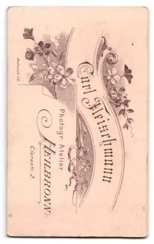 Fotografie Carl Fleischmann, Heilbronn, Clarastr. 2, Porträt Kavallerist in Uniform Rgt. 22