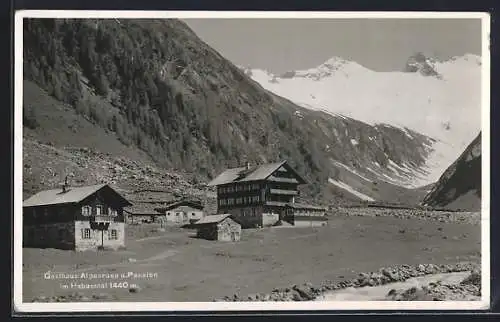 AK Bramberg /Wildkogl, Gasthaus Alpenrose u. Pension im Habachtal