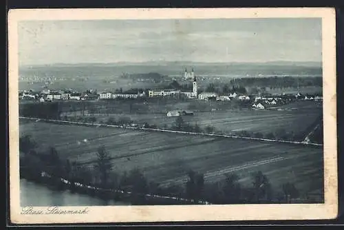 AK Strass /Steiermark, Teilansicht mit Kirche