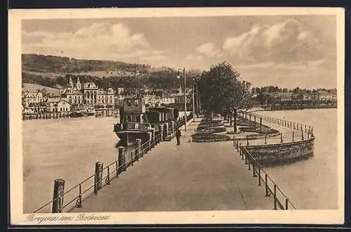 AK Bregenz am Bodensee, Hafen und Drathschmidtanlagen