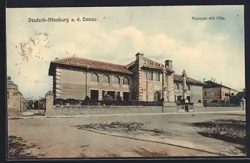 AK Deutsch-Altenburg a. d. Donau, Museum mit Villa