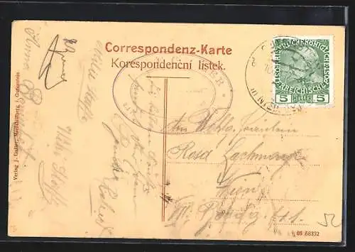 AK Mariahilfberg-Gutenstein, Jos. Galler`s Gasthaus zum Handschuhmacher