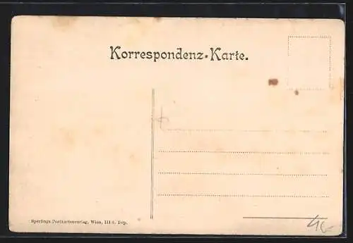 AK Maria Lanzendorf, Kirche mit Strassenpartie