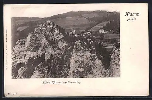 AK Klamm, Ruine Klamm am Semmering