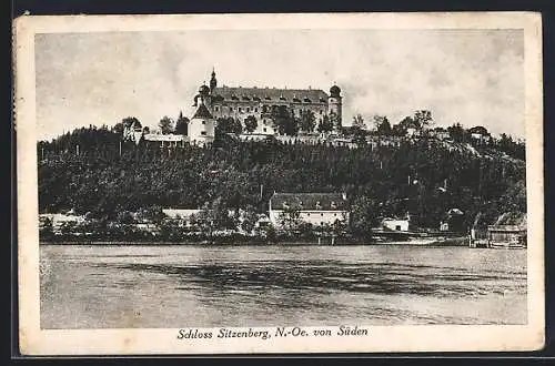 AK Sitzenberg, Schlossblick von Süden