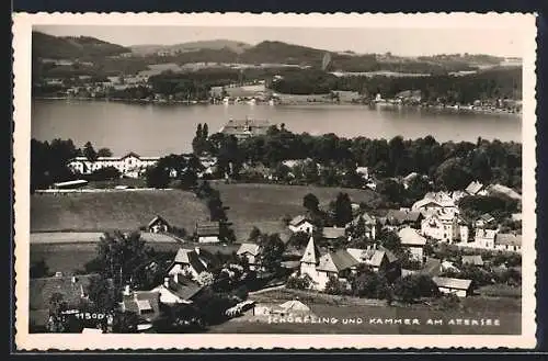 AK Schörfling am Attersee, Ortsansicht mit Kammer