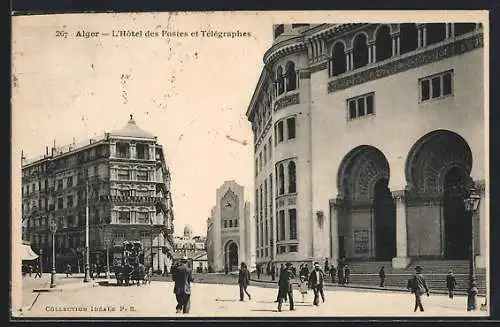 AK Alger, L`Hotel des Postes et Telegraphes