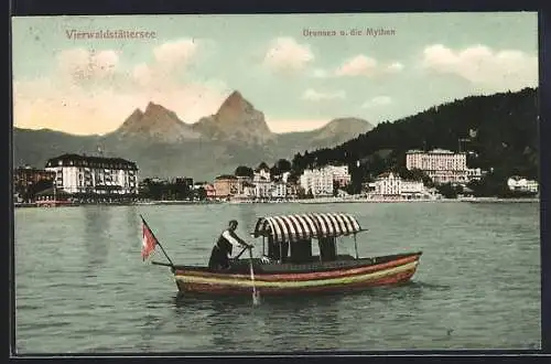 AK Brunnen, Vierwaldstättersee und die Mythen