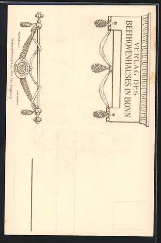 AK Beethoven, Portrait der Frau Mutter