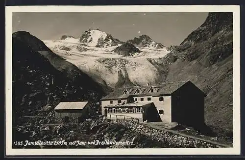 AK Jamtalhütte, Berghütte mit Jam- und Dreiländerspitze