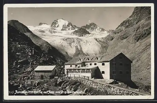 AK Jamtalhütte, Berghütte mit Jam- und Dreiländerspitze