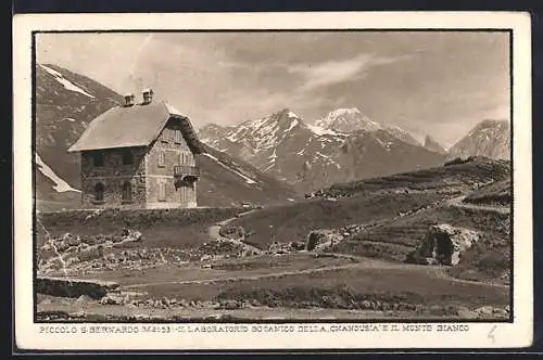 AK Piccoo S. Bernardo, Il Laboratorio Botanico della Chanousia e il Monte Bianco