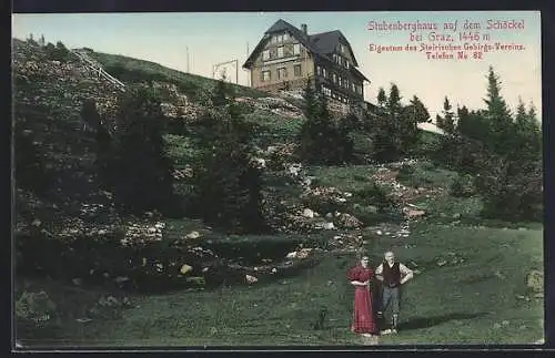 AK Stubenberghaus, Berghütte auf dem Schöckel