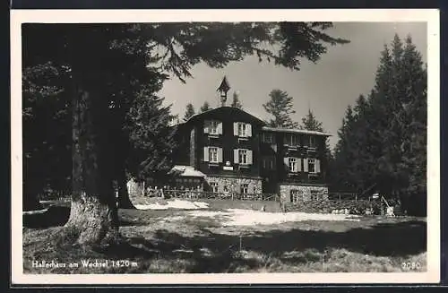AK Hallerhaus, Berghütte am Wechsel
