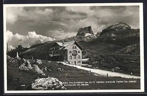 AK Berghütte, Passo Falzarego verso Cinque Torri e Nuvolao