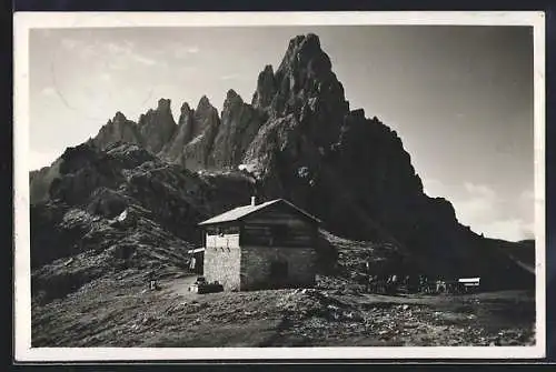 AK Rifugio Tre Cime di Lavaredo, Col Monte Paterno, C. A. I. Sez. Brunico