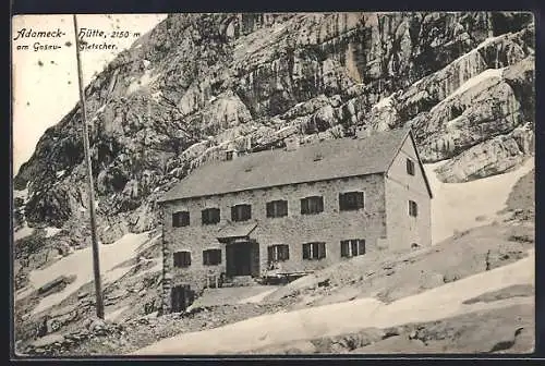 AK Adameck-Hütte am Gosau-Gletscher