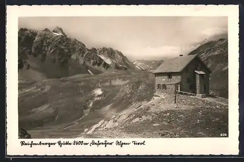 AK Reichenberger Hütte auf der Bachlenke