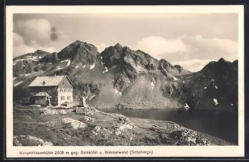 AK Wangenitzseehütte gegen Gaiskofel und Himmelwand