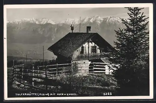 AK Tulferhütte mit Karwendel