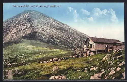 AK Murnauerhütte mit Krottenkopf