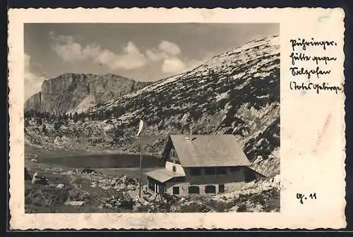 AK Pühringer-Hütte gegen Salzofen (Totes Gebirge)