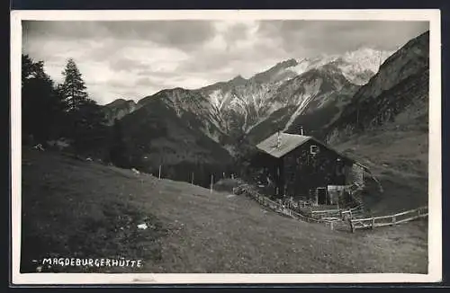 AK Magdeburgerhütte, Blick aufs Gebirge