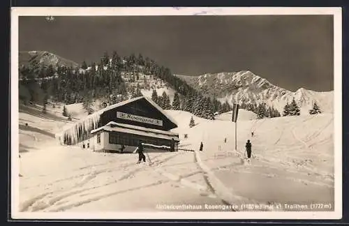 AK Unterkunftshaus Rosengasse mit kl. Traithen