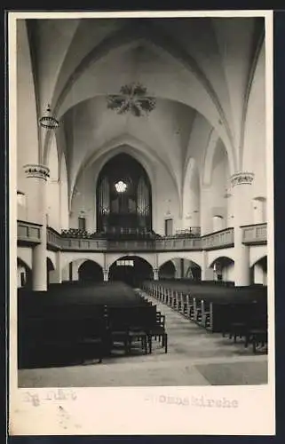 AK Erfurt, Thomaskirche, Innenansicht