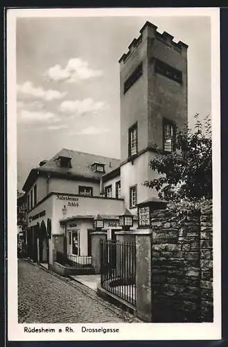 AK Rüdesheim a. Rh., Drosselgasse