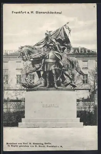 AK Frankfurt, Bismarckdenkmal