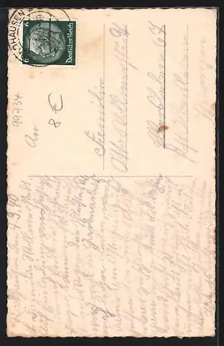 AK Nordhausen a. Harz, Roland am Rathaus