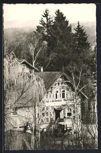 AK Unkeroda b. Eisenach, Gasthaus und Pension Waldfrieden