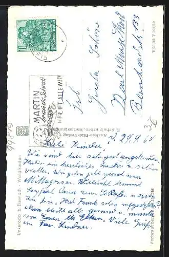 AK Unkeroda b. Eisenach, Gasthaus und Pension Waldfrieden