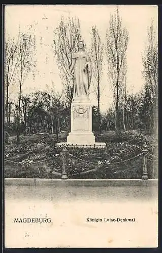 AK Magdeburg, Königin-Luise-Denkmal