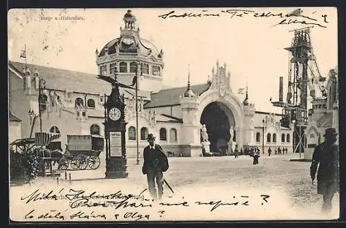 AK Düsseldorf, Gewerbe- & Industrie-Ausstellung 1902, Berg- & Hüttenbau