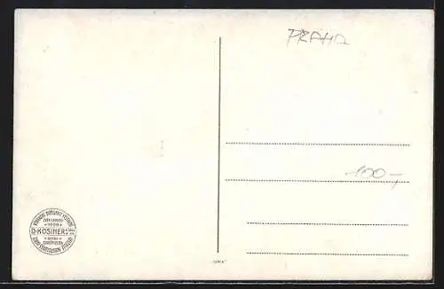 AK Prag, Ausstellung Pozdrav z Jubilejni vystavy v Praze 1908, Prumyslovy palác
