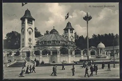 AK Bern, Schweizer Landes-Ausstellung 1914, Restaurant Studerstein